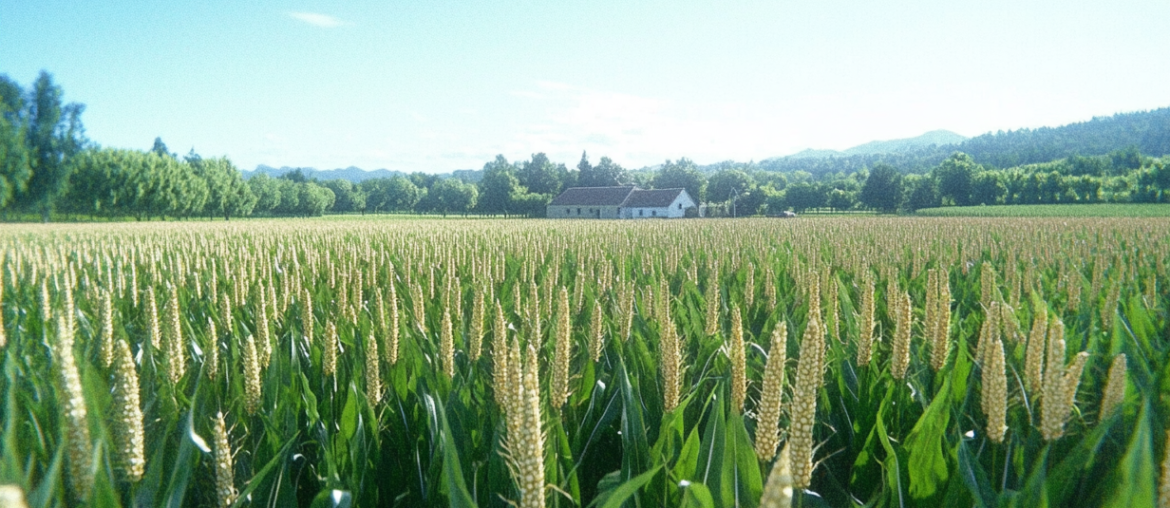 Organic Corn Field